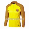 FC Barcelone Ensemble Sweat d'entrainement 2017/2018 Jaune Orange